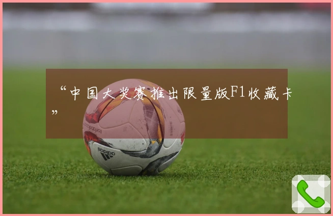 “中国大奖赛推出限量版F1收藏卡”